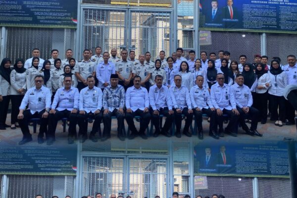 Menteri Imipas Tinjau Pemulihan Pascabanjir di Rutan Kelas IIB Tanjung Pura