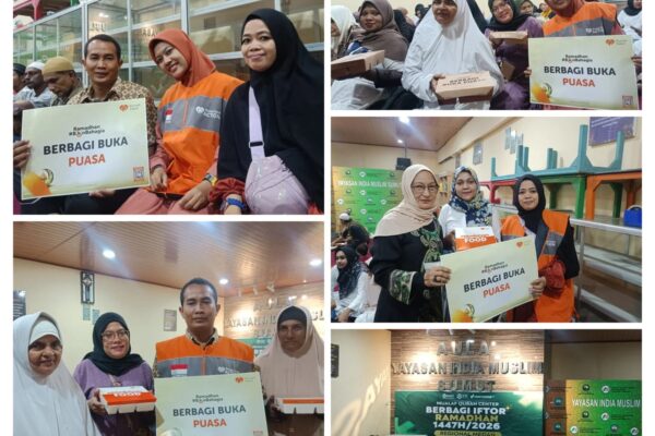 Buka Bersama Rumah Zakat bersama Mualaf Qur’an Center Kampung Madras