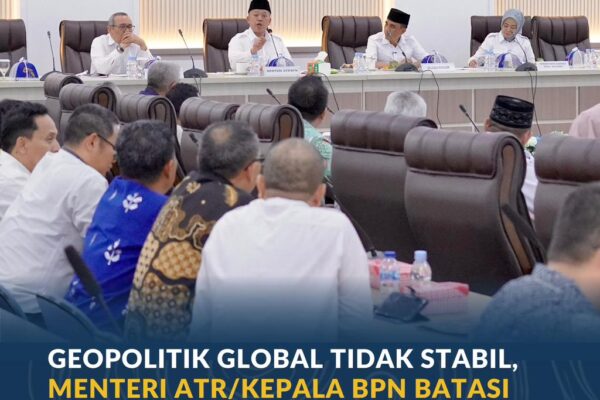Geopolitik Global Tidak Stabil, Menteri ATR/Kepala BPN Batasi Alih Fungsi Lahan Sawah demi Ketahanan Pangan
