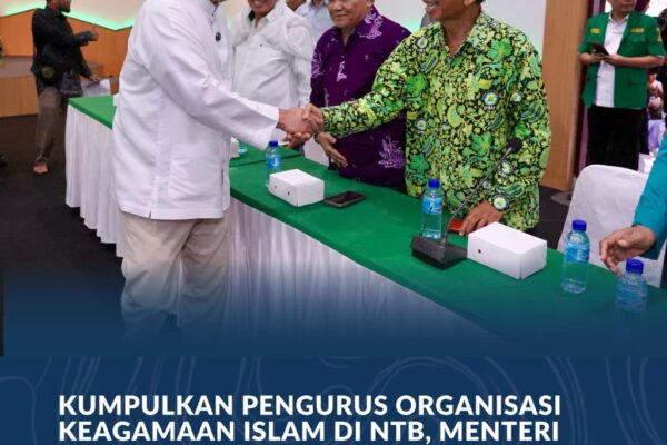 Kumpulkan Pengurus Organisasi Keagamaan Islam di NTB, Menteri Nusron Ajak Kerja Sama Selesaikan Sertipikasi Tanah Wakaf