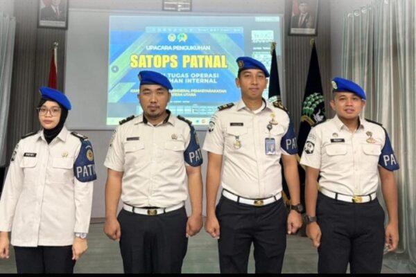 Rutan Tanjung Pura Ikuti Pengukuhan SATOPS PATNAL, Perkuat Disiplin Internal