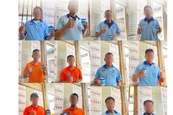 Gelar Tes Urine Mendadak, Seluruh Warga Binaan Rutan Tanjung Pura Negatif Narkoba