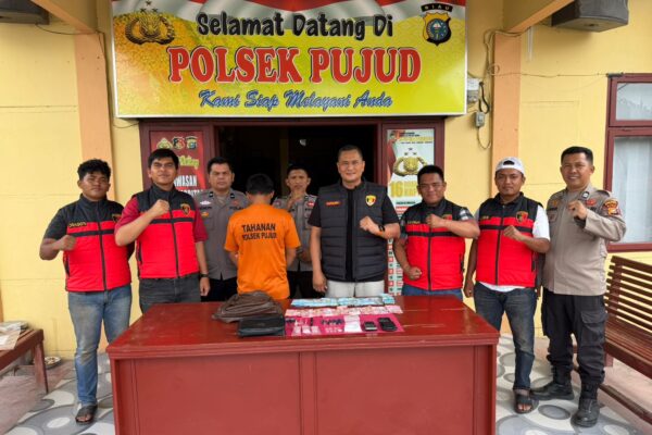 Polsek Pujud Ungkap Kasus Narkotika, Amankan Sabu 47,23 Gram dan Seorang Tersangka