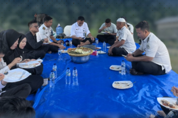 Perkuat Solidaritas dan Kebersamaan Antar Sesama Pegawai Pasca Hari Raya Idul Fitri 1447 H / 2026 M, Jajaran Rutan Tanjung Pura Gelar Halal Bi Halal Sekaligus Makan Bersama