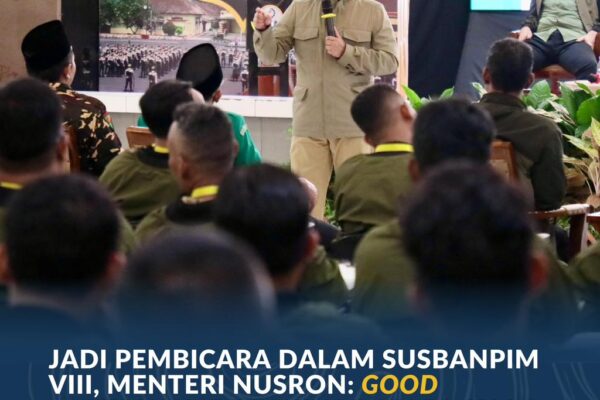 Jadi Pembicara dalam SUSBANPIM VIII, Menteri Nusron: _Good Governance_ Dimulai dari Disiplin, Pembagian Tugas, dan Tata Kelola yang Jelas
