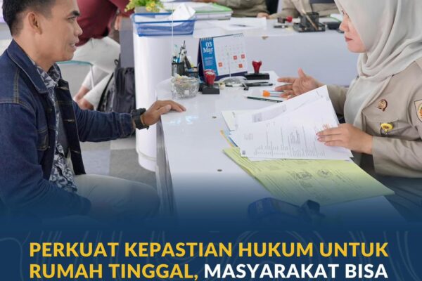 Perkuat Kepastian Hukum untuk Rumah Tinggal, Masyarakat Bisa Tingkatkan Sertipikat HGB ke HM Sekarang