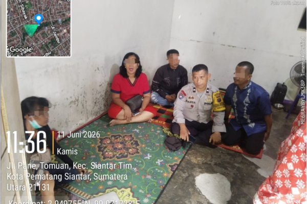 Rumah Bapak Harianja di Gang Dame Dilempar, Pelaku Wanita Gangguan Jiwa, Keluarga Sepakat Ganti Kaca