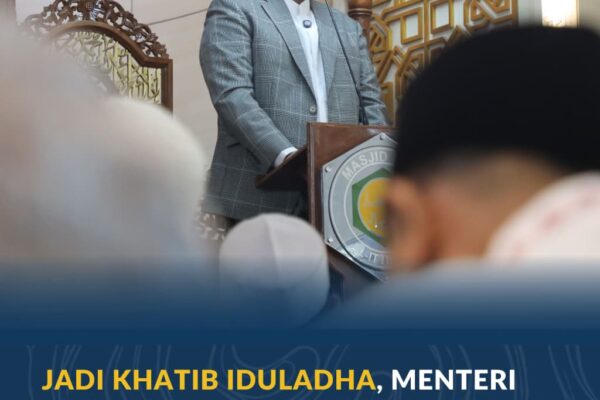 Jadi Khatib Iduladha, Menteri Nusron Sampaikan Pesan untuk “Sembelih” Ego dan Keserakahan