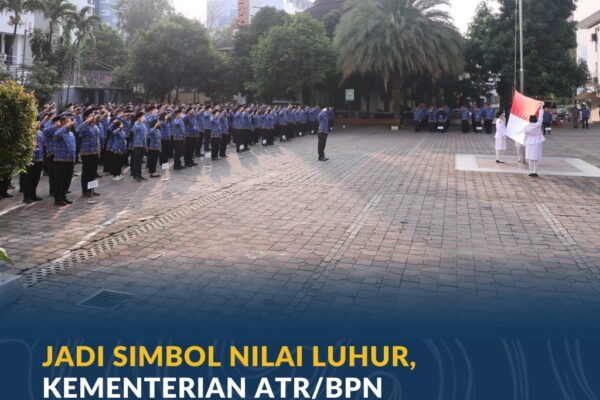 Jadi Simbol Nilai Luhur, Kementerian ATR/BPN Laksanakan Upacara Hari Lahir Pancasila