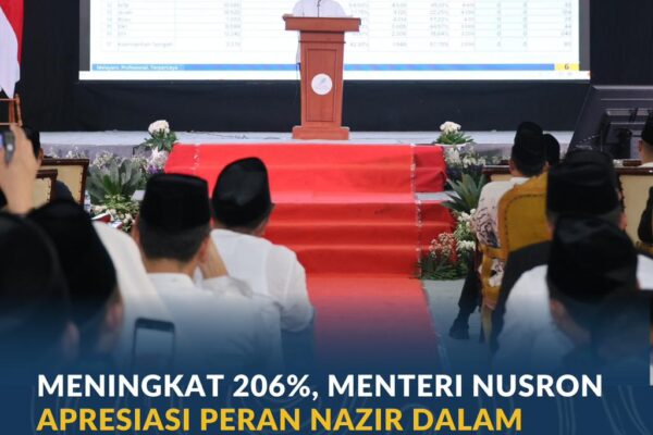 Meningkat 206%, Menteri Nusron Apresiasi Peran Nazir dalam Percepatan Sertipikasi Tanah Wakaf