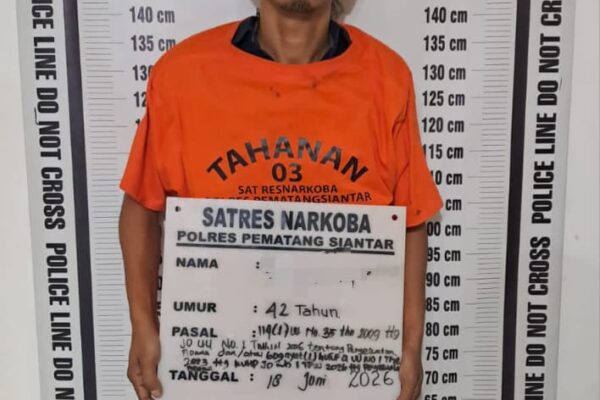 Polres Pematangsiantar Amankan HRN, Kasat Narkoba: Pelaku Lepaskan Dompet Berisi Sabu dan Ekstasi di Warung
