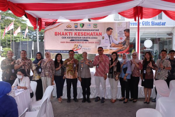 199 Warga Pematangsiantar Manfaatkan Layanan Cek Kesehatan Gratis dari Polres Pematangsiantar