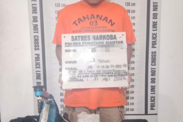 Miliki 3 Paket Sabu, Polres Pematangsiantar Amankan JBS di Rumahnya