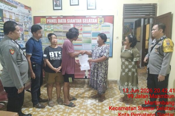 Dugaan Pencurian Alpokat di Martimbang, RL (42) dan CDS (62) Berdamai di Polsek Siantar Selatan