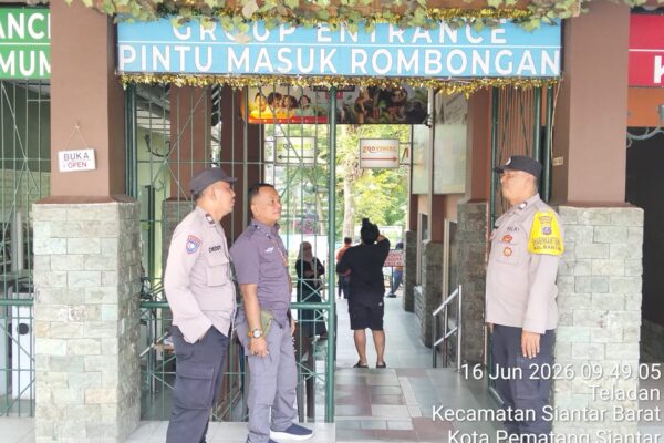Polsek Siantar Barat Patroli di Taman Hewan, Kapolsek: Beri Rasa Aman dan Cegah 3C serta Premanisme