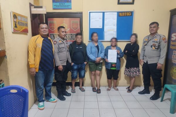 Nyaris Tabrakan, Dua Pengendara Motor di Tanjung Pinggir Bertikai, Polsek Siantar Martoba Mendamaikan