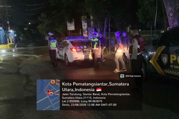 Blue Light Patrol (BLP) Digelar Polres Pematangsiantar, Rute Jalan Tarutung, Toba, dan Pematang Diamankan