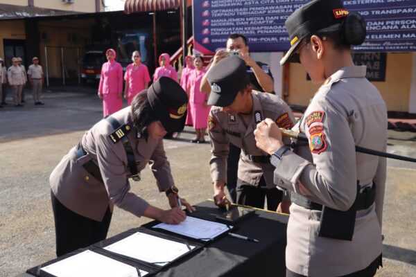 Kapolres Pematangsiantar Ucapkan Terima Kasih ke AKP Jahrona Sinaga, Selamat Datang IPTU Nana Sandra