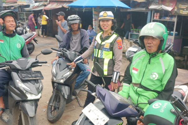 Polres Pematangsiantar Ajak Pengendara Gojek Jadi Mitra Polri, Ciptakan Kamseltibcarlantas di Pematangsiantar