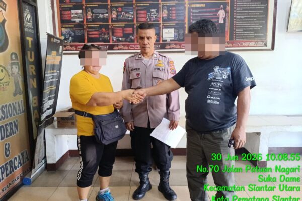 Redam Amarah di Pasar Dwikora, Polsek Siantar Utara Tempuh Jalur Kekeluargaan