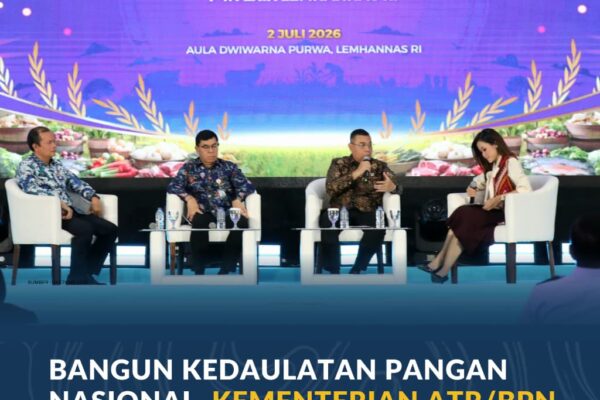 Bangun Kedaulatan Pangan Nasional, Kementerian ATR/BPN Targetkan 87% LBS Jadi LP2B