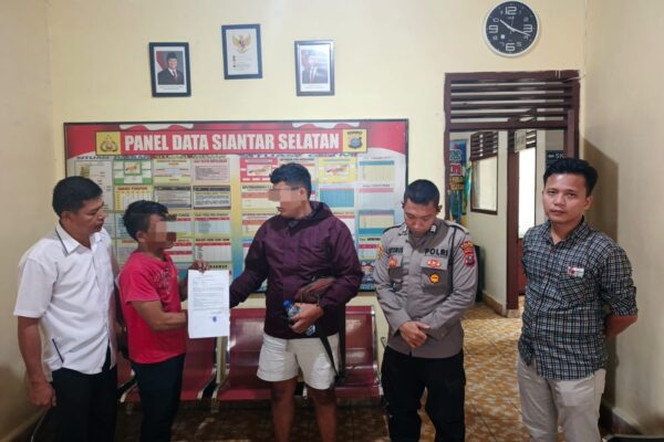 Polsek Siantar Selatan Selesaikan Dugaan Pencurian Kabel Listrik dengan Problem Solving, Surat Perdamaian Bermaterai Dibuat