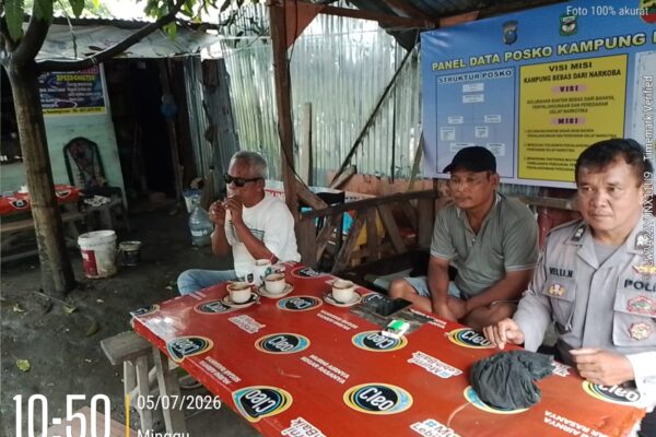 Polsek Siantar Barat Gelar Patroli Kampung Bebas Narkoba, Kapolsek: Narkoba Musuh Negara