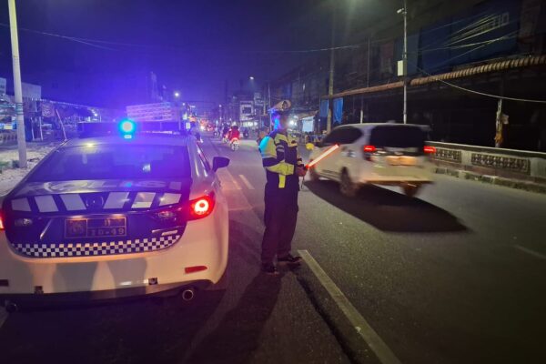 Sat Lantas Polres Pematangsiantar Patroli BLP, Sasaran Knalpot Brong, Balap Liar, dan Nonton Bareng Bola