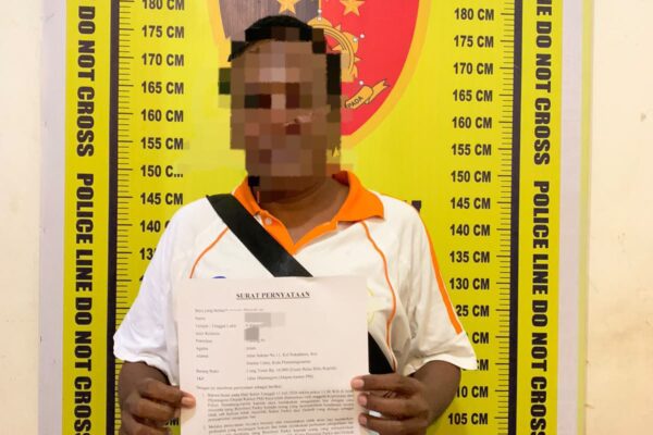 Polres Pematangsiantar Amankan Juru Parkir Liar, ARS Tidak Bisa Tunjukkan Kartu Identitas, Bikin Surat Pernyataan