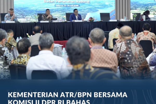 Kementerian ATR/BPN Bersama Komisi II DPR RI Bahas Penguatan Reforma Agraria dan Optimalisasi Peran Bank Tanah