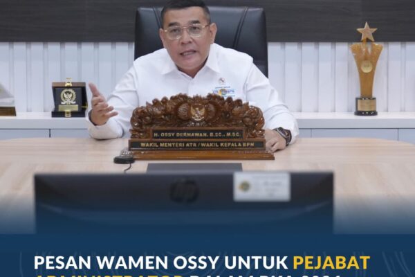 Pesan Wamen Ossy untuk Pejabat Administrator dalam PKA 2026: Harus Jadi Arsitek Perubahan*