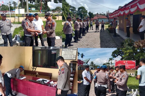 Dari Senjata Api Hingga SIM, Propam Polres Simalungun Periksa Disiplin Personel Polsek Panei Tongah