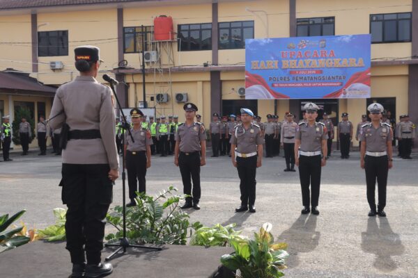 33 Personel Polres Pematangsiantar Naik Pangkat, Dari Bripda hingga Kompol, Upacara Berlangsung Khidmat