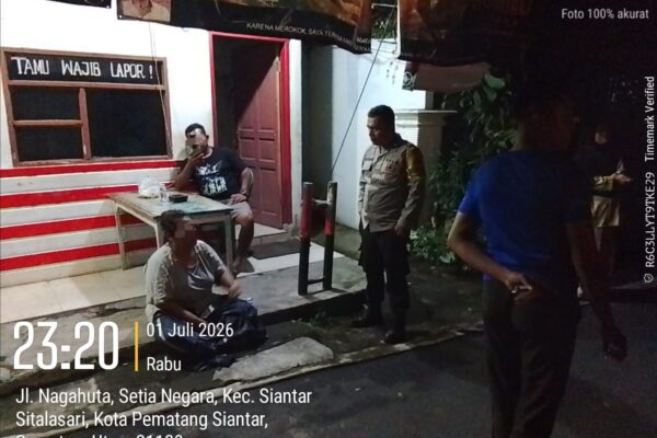 Polsek Siantar Martoba Respon Cepat, Keributan di Perum Setia Negara Selesai dengan Himbauan Humanis
