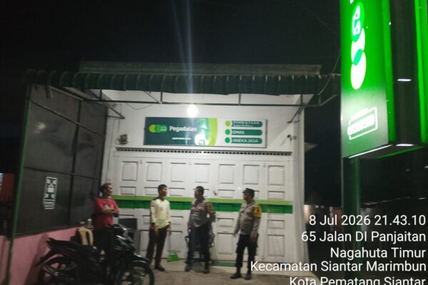 Polsek Siantar Marihat Gelar Patroli, Kapolsek: Warga Diimbau Tidak Main Hakim Sendiri dan Waspada Penipuan
