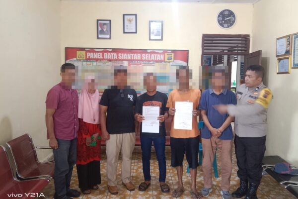 Polsek Siantar Selatan Selesaikan Dugaan Pencurian, Kapolsek: Kedua Pihak Buat Surat Perdamaian Bermaterai