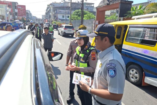 Polres Pematangsiantar Gelar Razia Gabungan, Dispenda dan Jasa Raharja Turut Serta, Tingkatkan Kesadaran Pajak