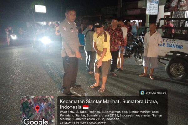 Polres Pematangsiantar Tangani Laka Lantas di Jalan Jambu, Kedua Pihak Tak Sepakat Damai, Dibawa ke Kantor