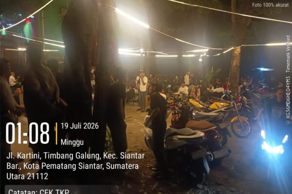Polsek Siantar Barat Respon Cepat, Keributan Akibat Musik Keras di Cafe A Plus Selesai