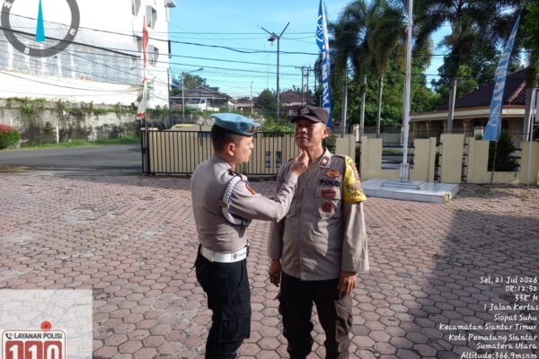 Polres Pematangsiantar Gelar Opsgaktibplin, Personil Berjenggot Langsung Dicukur