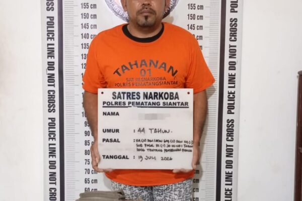 A (39) dan H (44) Ditangkap, Polres Pematangsiantar Sita Sabu 100,56 Gram, Ganja 71,24 Gram, dan 20 Butir Ekstasi