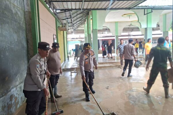 Kapolres Simalungun dan Forkopimca Turun ke Lokasi Banjir, 400 Rumah Terdampak, Tidak Ada Korban Jiwa