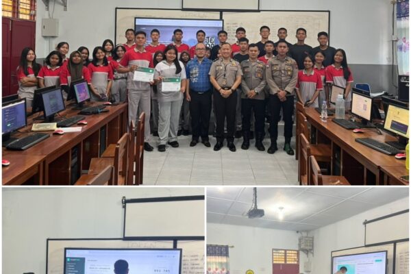 Polres Pematangsiantar Gelar Sosialisasi Paham AI, Kabag SDM: Siswa Ikuti 4 Modul dan Permainan Interaktif “Cerita Jeda”