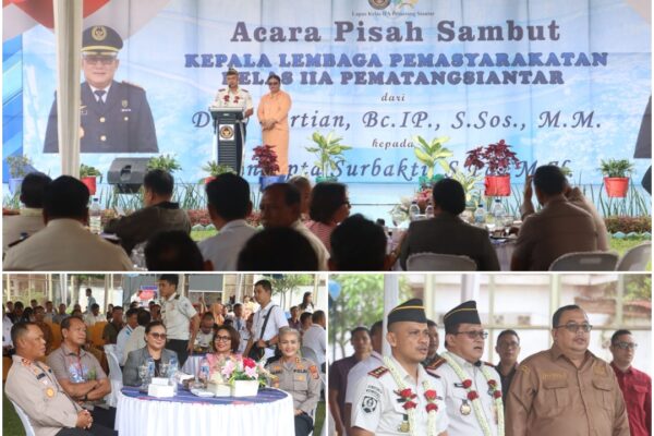 Kapolres AKBP Marganda Aritonang Hadiri Serah Terima Jabatan Kalapas Pematang Siantar, Forkopimda Tunjukkan Kekompakan