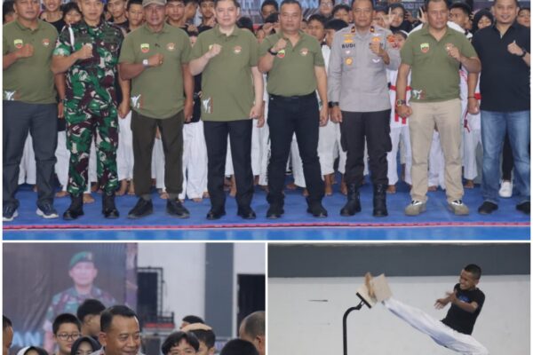 Wakapolres Pematangsiantar Dukung Taekwondo Piala Pangdam I/BB, Kasrem 022/PT dan Walikota Juga Hadir