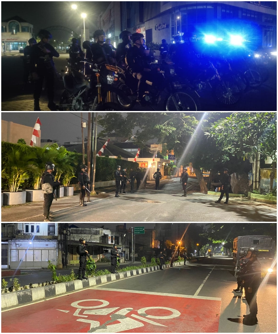 Patroli KRYD Brimob Sumut dan Polrestabes Medan, Ipda Rudy Kurniawan Pimpin Sisir Jalur Rawan di Medan