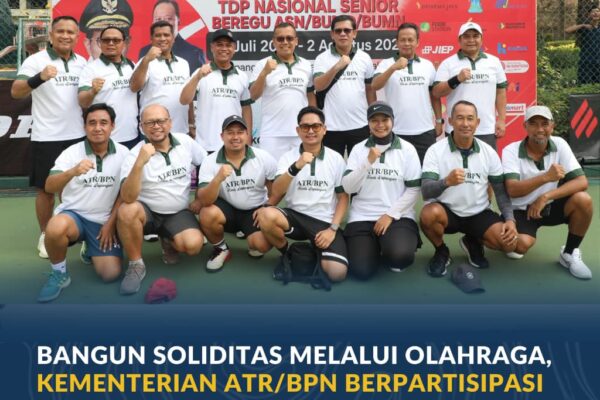 Bangun Soliditas Melalui Olahraga, Kementerian ATR/BPN Berpartisipasi dalam Turnamen Tenis Piala Gubernur DKI Jakarta 2026