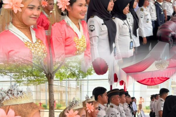 Hadiah Kemerdekaan Republik Indonesia Sebanyak 120 Warga Binaan Rutan Tanjung Pura Terima Remisi Umum