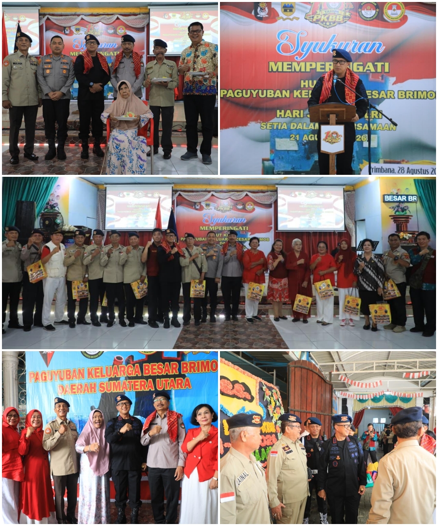 HUT PKBB dan Hari Juang Polri, Brimob Sumut Tunjukkan Kehangatan Kebersamaan di Aula Primbana