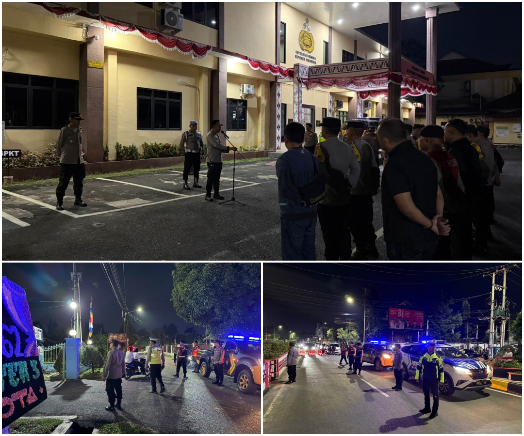 Patroli Hingga Subuh, Polres Pematangsiantar Amankan Wilayah dari Curas, Curat, dan Curanmor